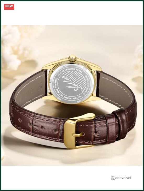 Luxury Small Wrist Watch for Women Genuine Leather Swiss Quartz 28MM main image 4